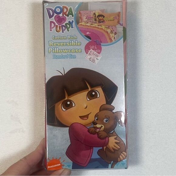 Dora The Explorer New With Tags 2009 Pillowcase Nickelodeon - Picture 1 of 7